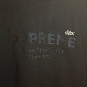 Supreme lacoste crewneck
